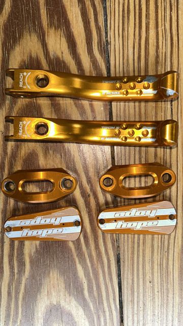 Tweedehands Hope Kit de customisation orange Hope tech 3 Brakes