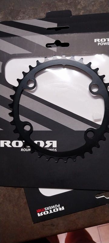 Tweedehands Rotor Aldhu 3D+ Round BCD110x4 NoQ 2022 Drivetrain & Pedals