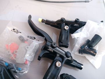 Brugt Shimano BL-M4100 / BR-MT420 bike — billede 4 af 12