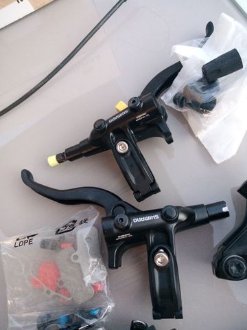Brugt Shimano BL-M4100 / BR-MT420 bike — billede 2 af 12