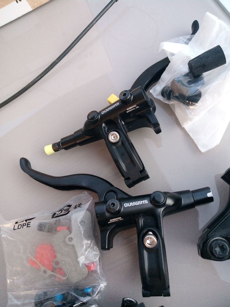 Brugt Shimano BL-M4100 / BR-MT420 bike — billede 2 af 12
