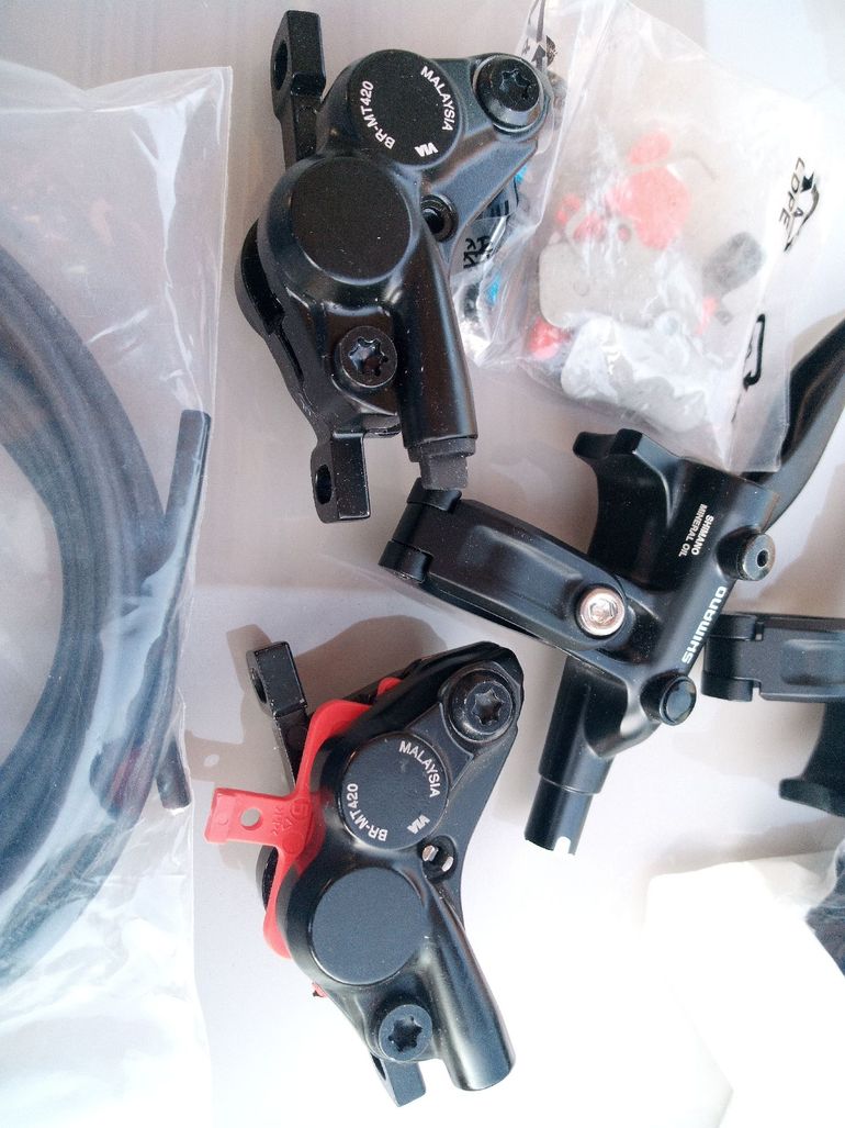 Brugt Shimano BL-M4100 / BR-MT420 bike — billede 3 af 12