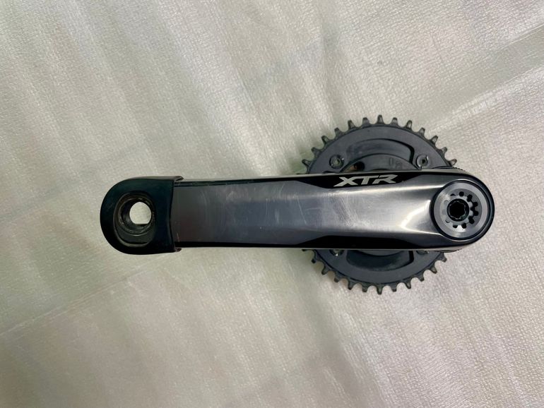 Brugt Shimano XTR Power2Max Powermeter Kurbel 2023 bike — billede 5 af 6