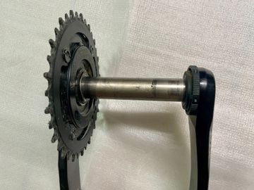 Brugt Shimano XTR Power2Max Powermeter Kurbel 2023 bike — billede 6 af 6