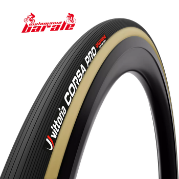 Tweedehands Vittoria TUBOLARE Vittoria Corsa Pro tubolare graphene/grafene cotton tech, 26 x 28" 2024 Tyres & Tubes