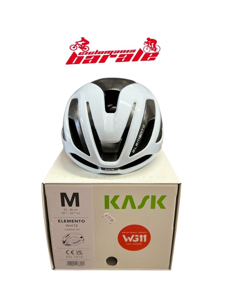 Kask Elelmento White taglia M 2024 Cycling Accessories usato