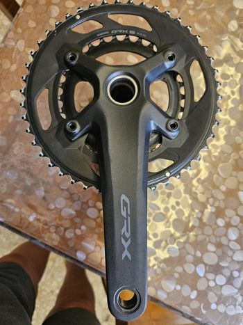 Brugt Shimano GRX FC-RX600 - 2x12 2025 Drivetrain & Pedals