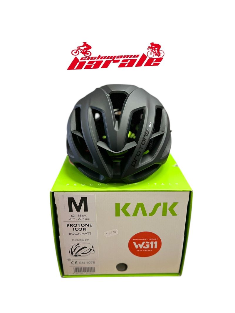 Kask PROTONE ICON black matt, taglia M 2024 Cycling Accessories usato