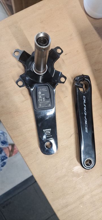 Used Shimano Capteur de puissance dura ace hollowtech FC R9200 manivelles 167.5 FC 9200 2025 Cycling Accessories