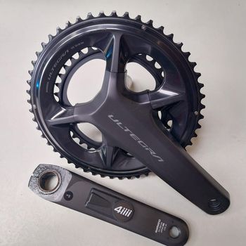 Brugt Shimano Ultegra R8100 crank 170mm 50x34 incl. 4IIII powermeter 2024 Drivetrain & Pedals