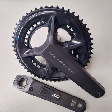 Tweedehands Shimano Ultegra R8100 crank 170mm 50x34 incl. 4IIII powermeter 2024 Drivetrain & Pedals