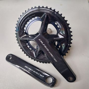 Tweedehands Shimano Dura Ace crankset R9200 12 speed 175 mm 52x36 2024 Drivetrain & Pedals