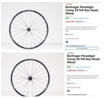 Used Bontrager Paradigm Comp 25, Tubeless Ready 2025 bike — image 3 of 3