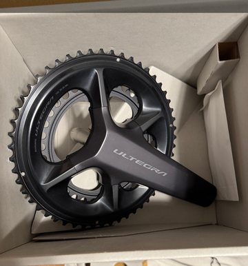 Used Shimano FC-R8100 Drivetrain & Pedals