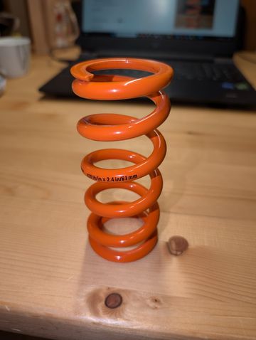 Tweedehands Fox Dämpfer Titan-Feder für: Fox DHX2 Coil Factory 210/55 2020 Fork