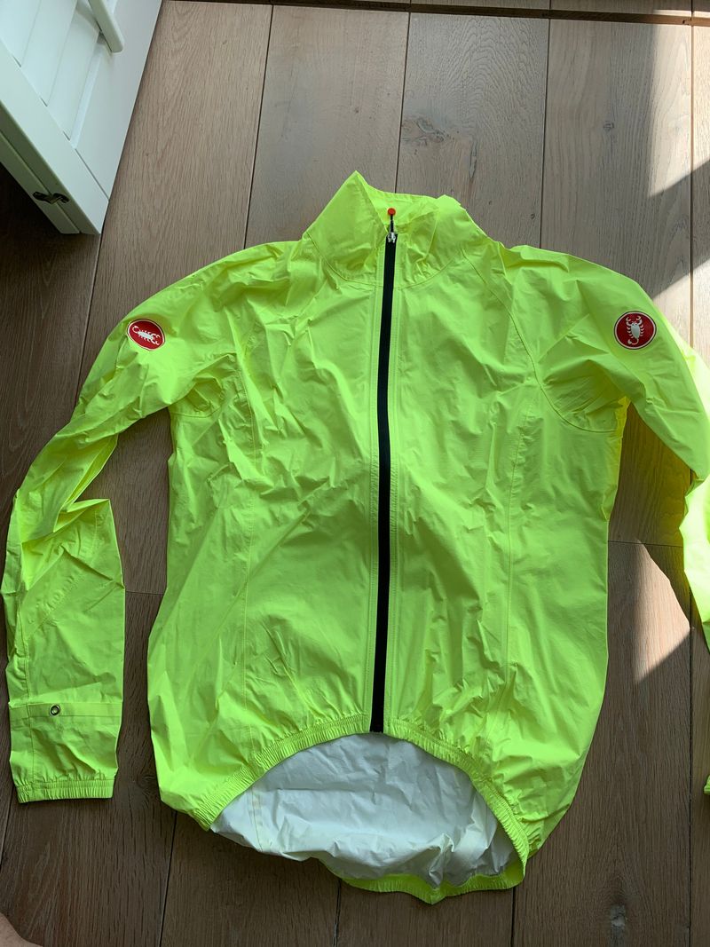 Castelli Emergency Rain Jacket Cycling Clothing d'occasion