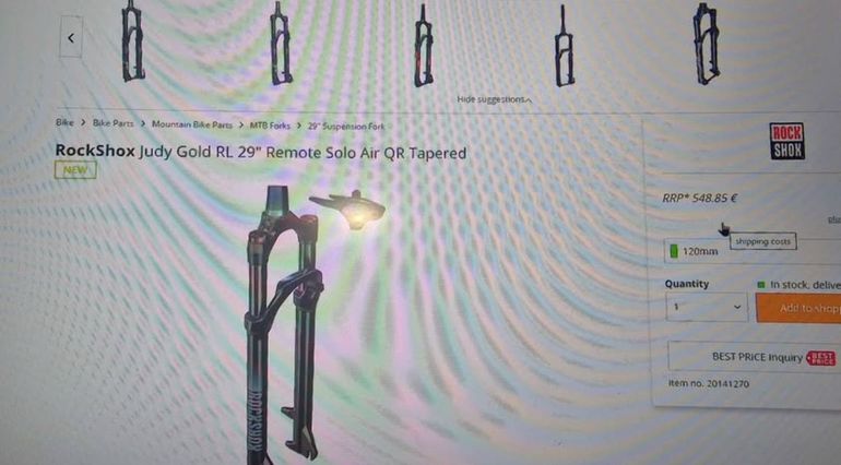 RockShox rock shox Judy gold rl with switch 2024