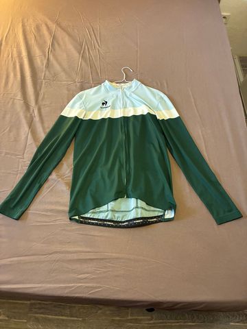 Gebrauchtes le coq sportif Maillot manches longues vert. Cycling Clothing