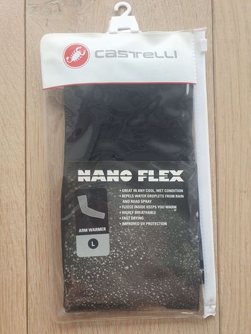 Used Castelli NANO FLEX ARMWARMER size L Cycling Clothing
