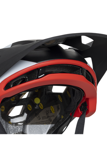 Brugt Fox Casco Fox Speedframe Pro Klif Nero/Bianco/Rosso 2025 bike — billede 9 af 10