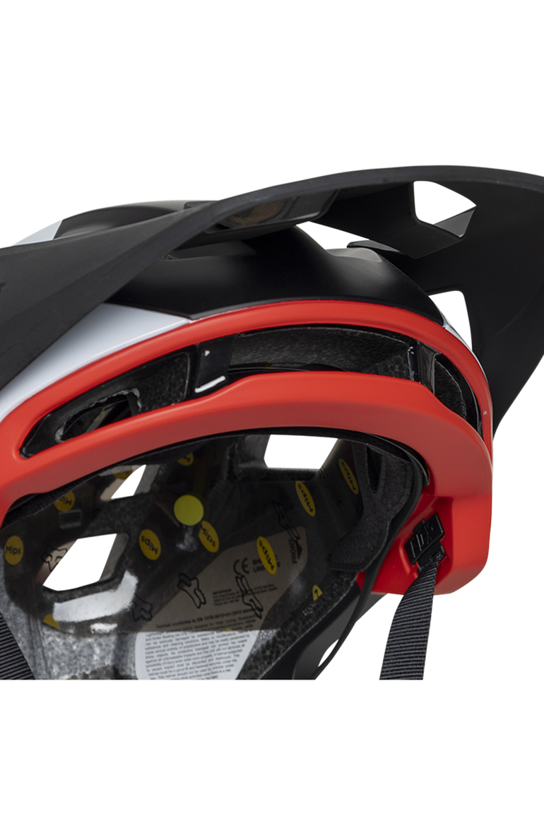 Brugt Fox Casco Fox Speedframe Pro Klif Nero/Bianco/Rosso 2025 bike — billede 9 af 10