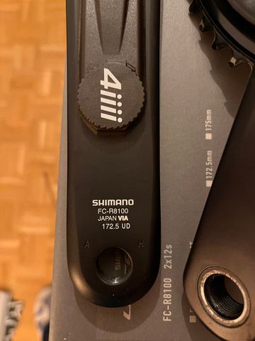 Brugt Shimano R8100 4iiii Precision+ 2022 bike — billede 2 af 3
