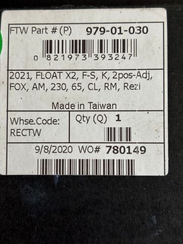 Brugt Fox float x2 2021 bike — billede 6 af 6