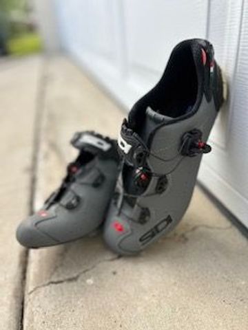 Used Sidi Wire 2 Carbon Road Shoes Matte Gray 2023 Cycling Shoes