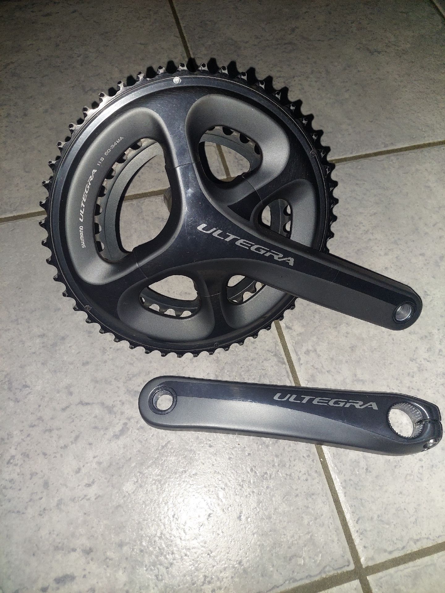 パーツ SHIMANO ULTEGRA FC6800 50-34T 170mm Shimano Ultegra 6800 11-Speed Crankset - 50/34 Compact | Tree Fort