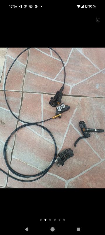 Tweedehands Shimano Saint 4 pistons 2022 Brakes