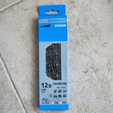 Tweedehands Shimano Corrente Shimano XTR CN-M9100 12v com Quick-Link 116 Elos Drivetrain & Pedals