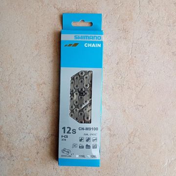 Tweedehands Shimano Corrente Shimano XTR CN-M9100 12v com Quick-Link 126 Elos Drivetrain & Pedals