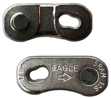 Brugt Sram 4x - Conectores corrente SRAM PowerLock 12v Eagle Silver bike — billede 2 af 2