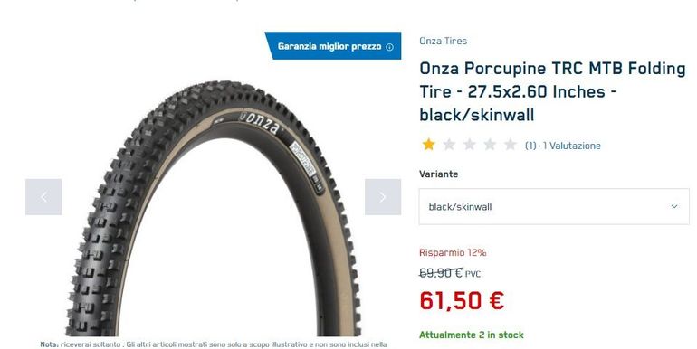 Used Onza Tires porcupine 27,5 2023 bike — image 2 of 7