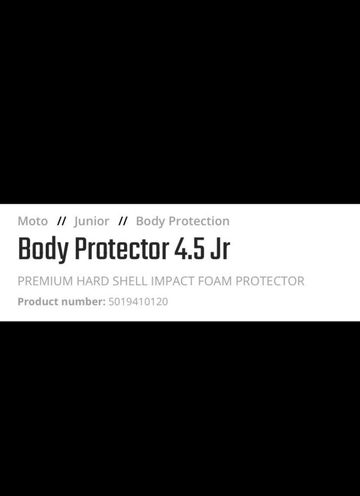 Używany LEATT Body Protector 4.5 Jr 2023 bike — zdjęcie 3 z 4